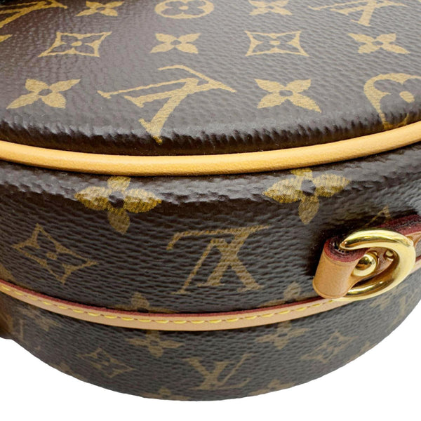 LOUIS VUITTON Petite Boite Chapeau Monogram Canvas Shoulder Bag Brown