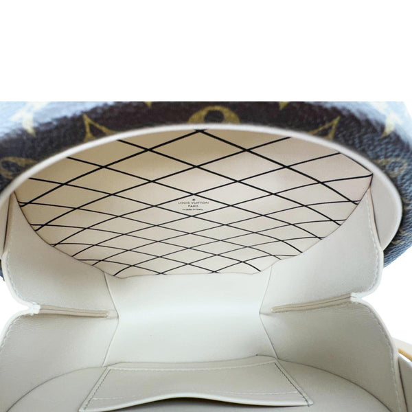 LOUIS VUITTON Petite Boite Chapeau Monogram Canvas Shoulder Bag Brown