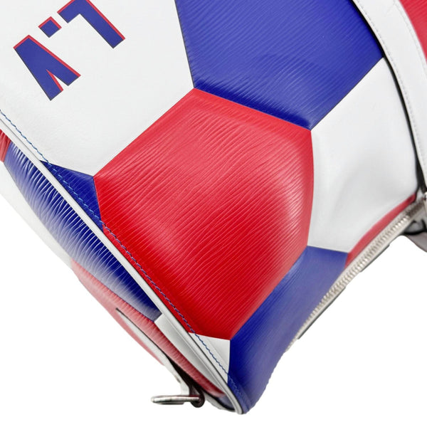 LOUIS VUITTON Keepall 50 FIFA Cup Bandouliere Leather Travel Bag Multicolor