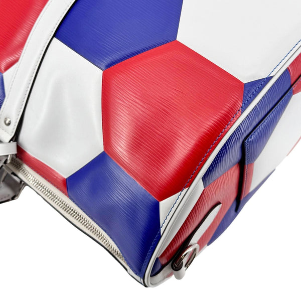 LOUIS VUITTON Keepall 50 FIFA Cup Bandouliere Leather Travel Bag Multicolor