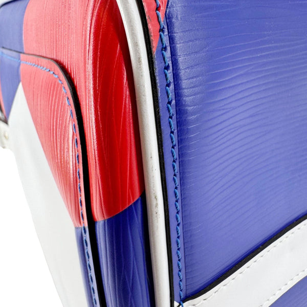 LOUIS VUITTON Keepall 50 FIFA Cup Bandouliere Leather Travel Bag Multicolor