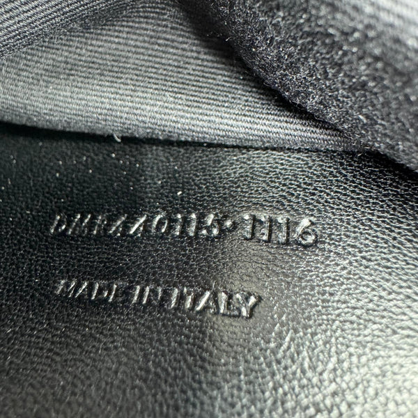 YVES SAINT LAURENT Envelope Large Mixed Matelasse Leather Shoulder Bag Burgundy