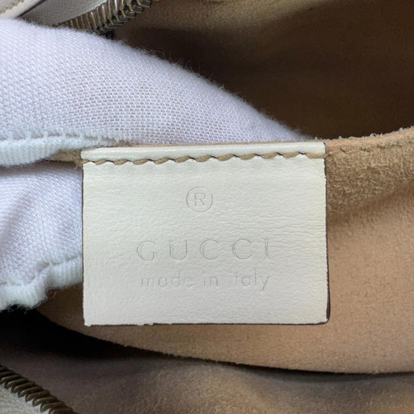 GUCCI GG Marmont Small Matelasse Chevron Leather Camera Bag Off White 447632