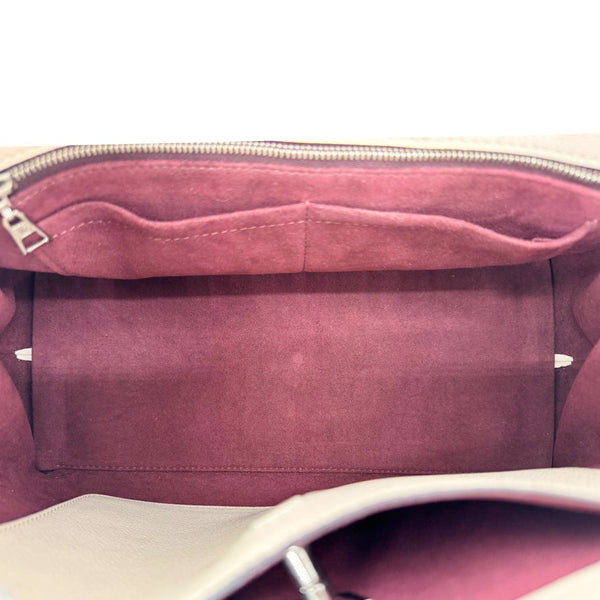 LOUIS VUITTON Lockme Day Calfskin Leather Tote Bag Cream