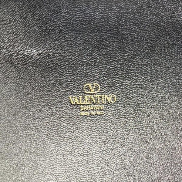 VALENTINO Le Troisieme Mesh Canvas Tote Bag Black