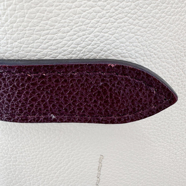 LOUIS VUITTON Lockme Day Calfskin Leather Tote Bag Cream