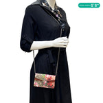 GUCCI Dionysus Super Mini Blooms GG Supreme Canvas Crossbody Bag Beige 476432