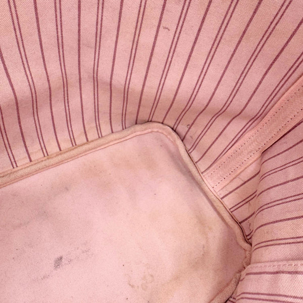 LOUIS VUITTON Neverfull Saint Tropez Monogram Canvas Tote Bag Rose Ballerine