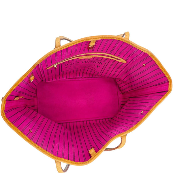 LOUIS VUITTON Neverfull MM Monogram Canvas Shoulder Bag Brown