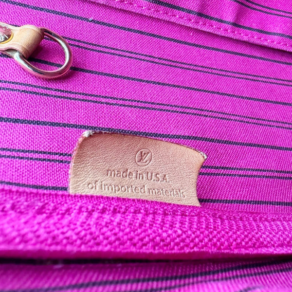 LOUIS VUITTON Neverfull MM Monogram Canvas Shoulder Bag Brown