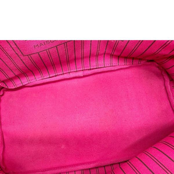 LOUIS VUITTON Neverfull MM Monogram Canvas Shoulder Bag Brown