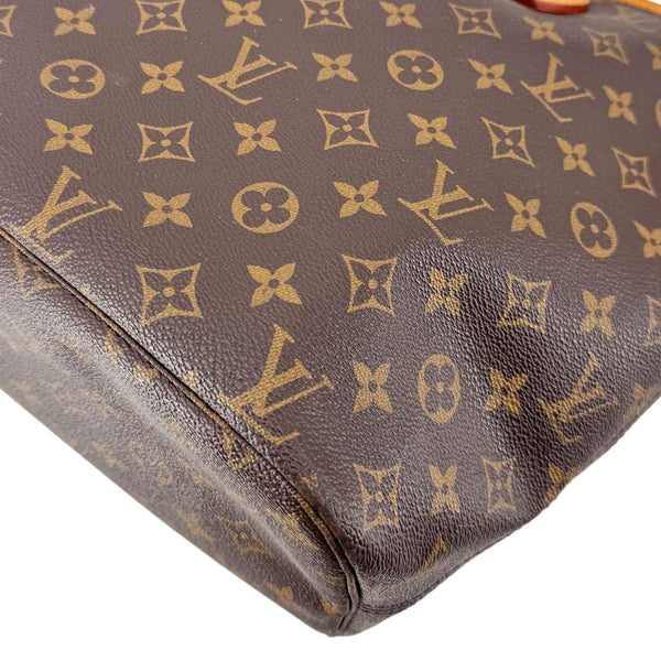 LOUIS VUITTON Neverfull MM Monogram Canvas Shoulder Bag Brown