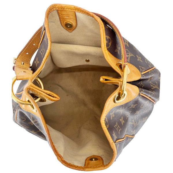 LOUIS VUITTON Galliera PM Monogram Canvas Shoulder Bag Brown