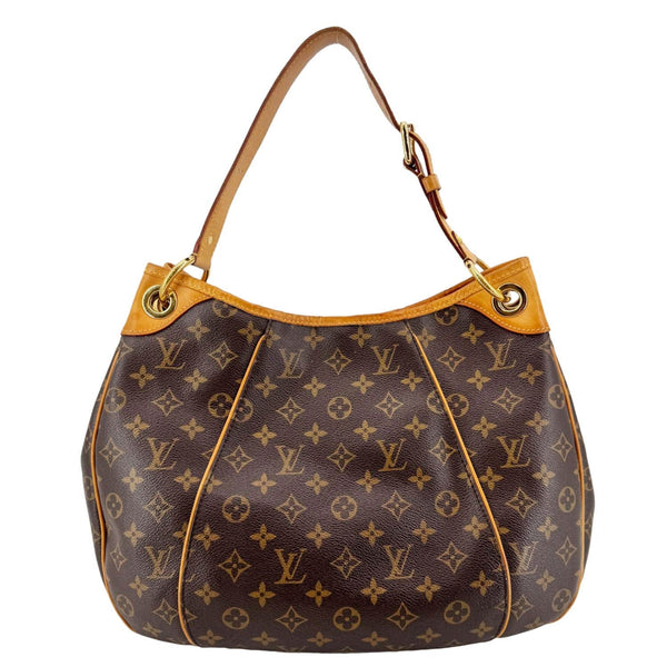 LOUIS VUITTON Galliera PM Monogram Canvas Shoulder Bag Brown