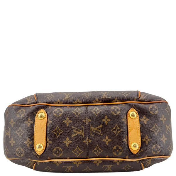 LOUIS VUITTON Galliera PM Monogram Canvas Shoulder Bag Brown