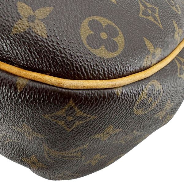 LOUIS VUITTON Galliera PM Monogram Canvas Shoulder Bag Brown