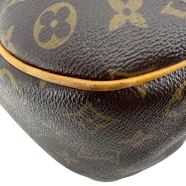 LOUIS VUITTON Galliera PM Monogram Canvas Shoulder Bag Brown