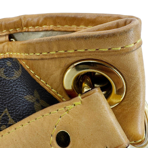 LOUIS VUITTON Galliera PM Monogram Canvas Shoulder Bag Brown