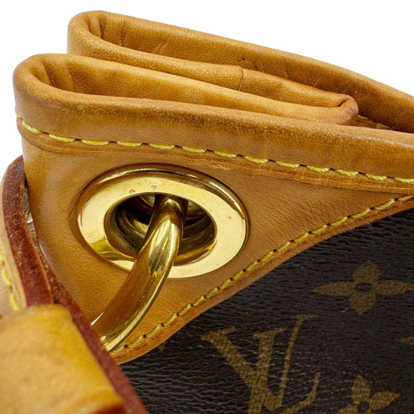 LOUIS VUITTON Galliera PM Monogram Canvas Shoulder Bag Brown