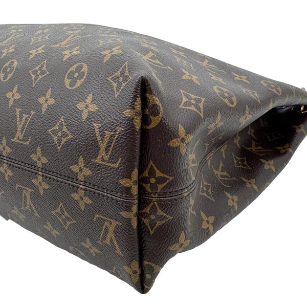 LOUIS VUITTON Graceful MM Monogram Canvas Shoulder Bag Brown
