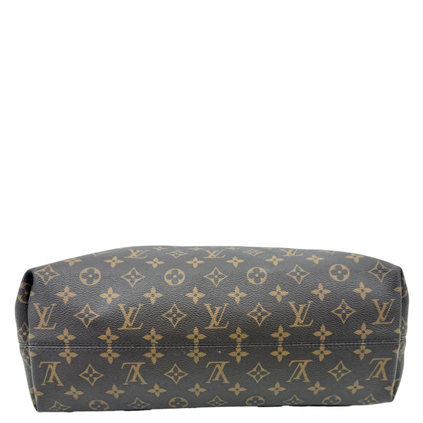 LOUIS VUITTON Graceful MM Monogram Canvas Shoulder Bag Brown