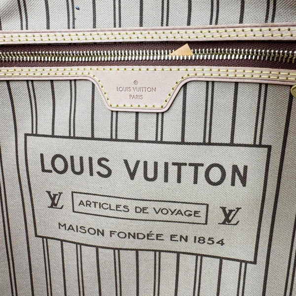 LOUIS VUITTON Neverfull GM Monogram Canvas Tote Bag Brown