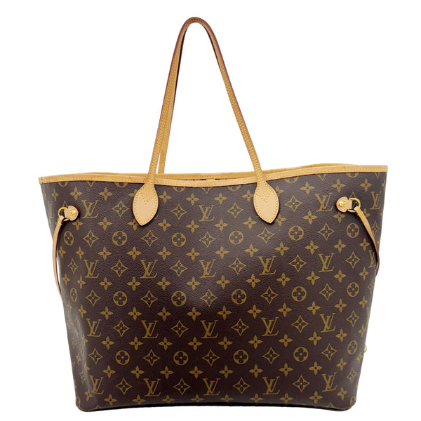 LOUIS VUITTON Neverfull GM Monogram Canvas Tote Bag Brown