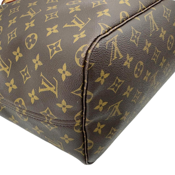 LOUIS VUITTON Neverfull GM Monogram Canvas Tote Bag Brown