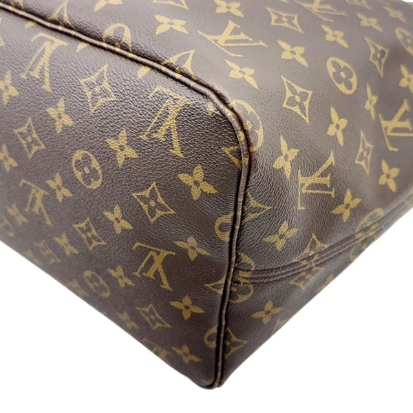 LOUIS VUITTON Neverfull GM Monogram Canvas Tote Bag Brown
