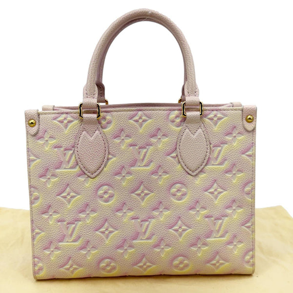 LOUIS VUITTON Stardust Onthego PM Monogram Empreinte Tote Bag Light Pink