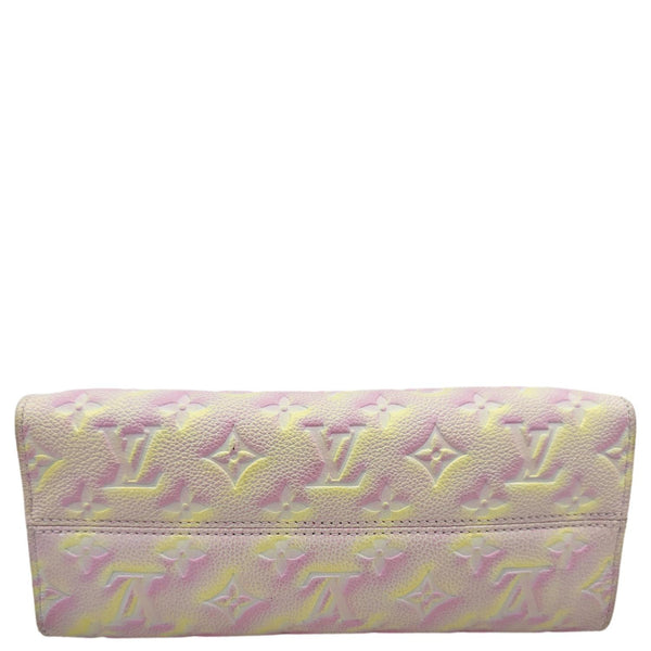 LOUIS VUITTON Stardust Onthego PM Monogram Empreinte Tote Bag Light Pink