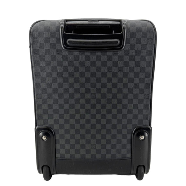 LOUIS VUITTON Pegase 55 Damier Graphite Business Suitcase Travel Bag Black