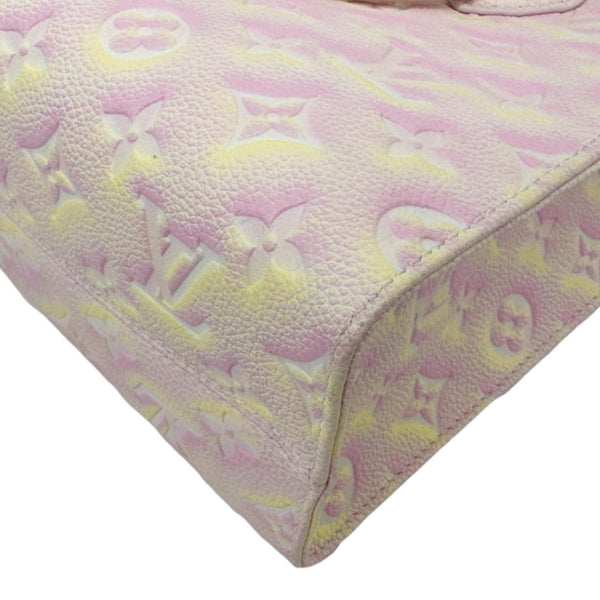 LOUIS VUITTON Stardust Onthego PM Monogram Empreinte Tote Bag Light Pink