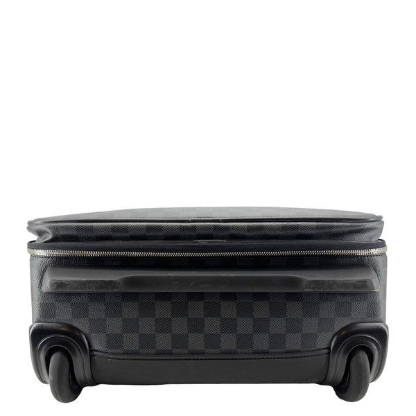 LOUIS VUITTON Pegase 55 Damier Graphite Business Suitcase Travel Bag Black