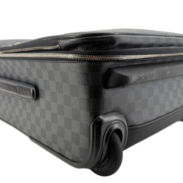 LOUIS VUITTON Pegase 55 Damier Graphite Business Suitcase Travel Bag Black