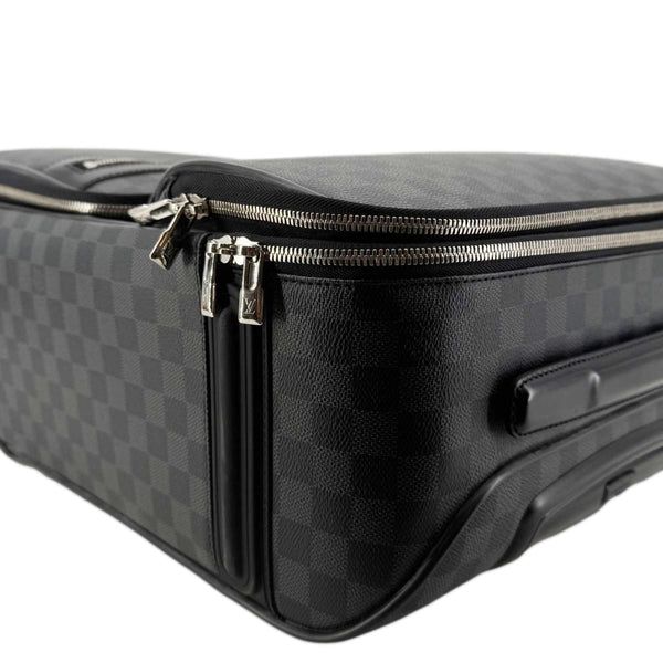 LOUIS VUITTON Pegase 55 Damier Graphite Business Suitcase Travel Bag Black