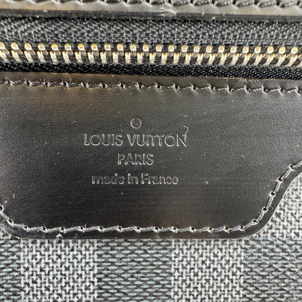LOUIS VUITTON Pegase 55 Damier Graphite Business Suitcase Travel Bag Black