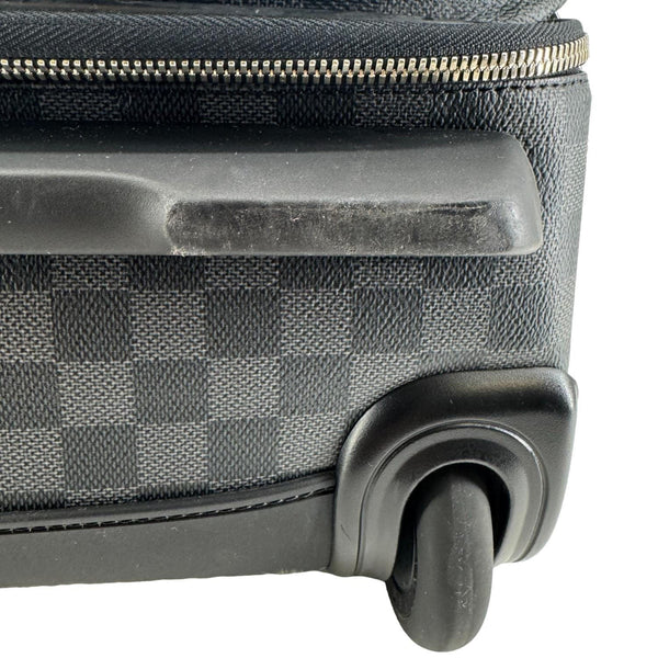 LOUIS VUITTON Pegase 55 Damier Graphite Business Suitcase Travel Bag Black