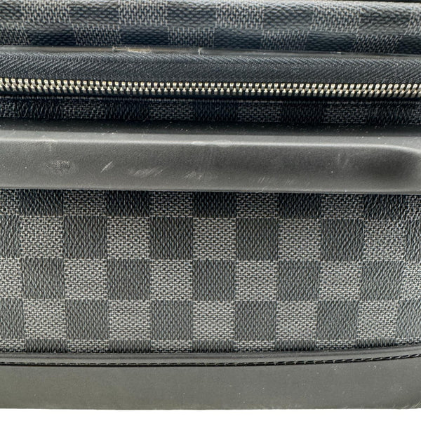 LOUIS VUITTON Pegase 55 Damier Graphite Business Suitcase Travel Bag Black