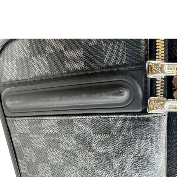 LOUIS VUITTON Pegase 55 Damier Graphite Business Suitcase Travel Bag Black