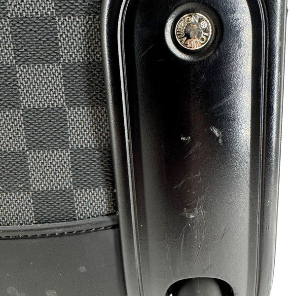 LOUIS VUITTON Pegase 55 Damier Graphite Business Suitcase Travel Bag Black