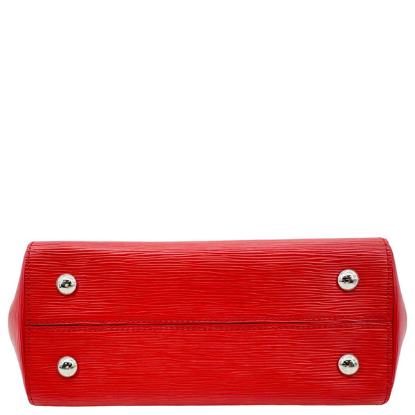 LOUIS VUITTON Marly BB Epi Leather Shoulder Bag Coquelicot