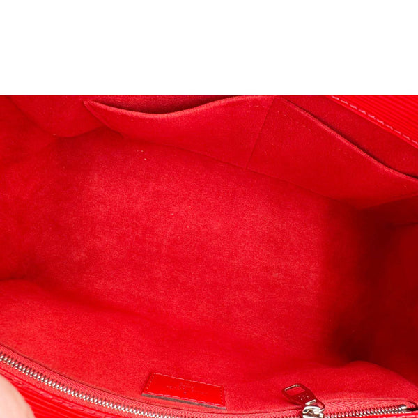 LOUIS VUITTON Marly BB Epi Leather Shoulder Bag Coquelicot