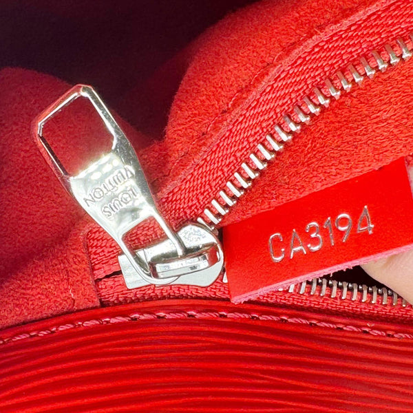 LOUIS VUITTON Marly BB Epi Leather Shoulder Bag Coquelicot