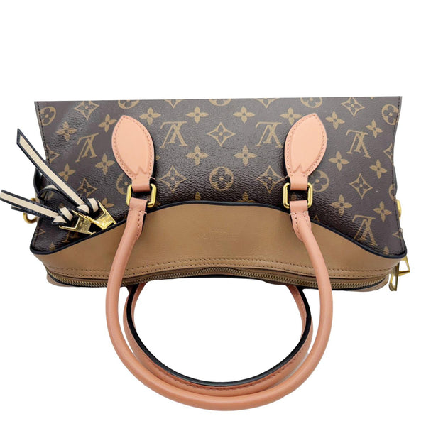 LOUIS VUITTON Tuileries Monogram Canvas Shoulder Bag Sesame