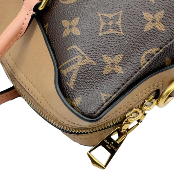 LOUIS VUITTON Tuileries Monogram Canvas Shoulder Bag Sesame