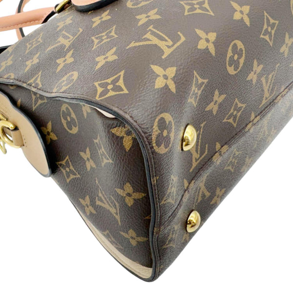 LOUIS VUITTON Tuileries Monogram Canvas Shoulder Bag Sesame