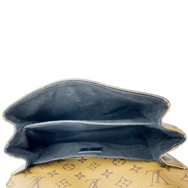 LOUIS VUITTON Metis Pochette Reverse Monogram Canvas Crossbody Bag Brown