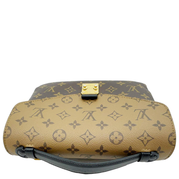 LOUIS VUITTON Metis Pochette Reverse Monogram Canvas Crossbody Bag Brown