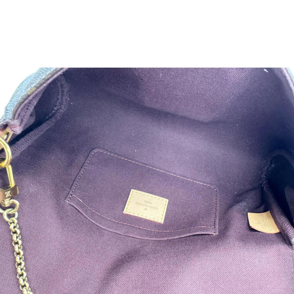 LOUIS VUITTON Favorite PM Monogram Canvas Shoulder Bag Brown